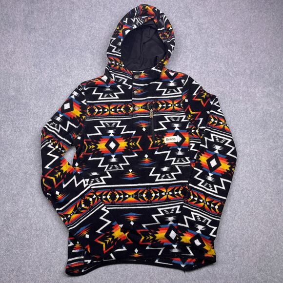 Dravus Other - Dravus Pullover Hoodie Aztec Snap Button Medium Southwest